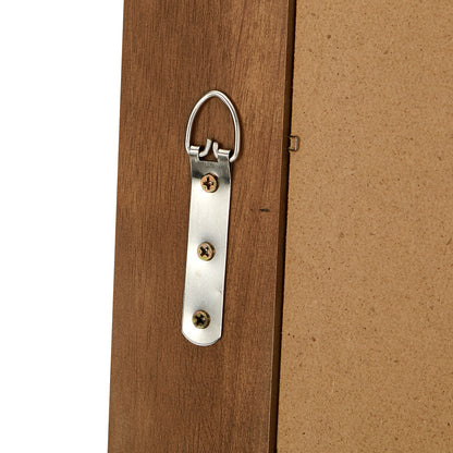 Oikiture Full Length Arch Mirror 165x60cm Brown Wood Top Round Corner-Full Length Mirror-PEROZ Accessories