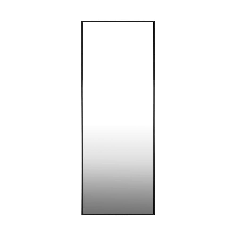 Oikiture Full Length Mirror Rectangle Free Standing Black-Full Length Mirrors-PEROZ Accessories