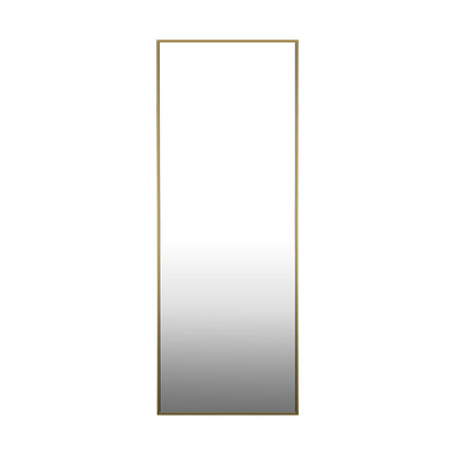 Oikiture Full Length Mirror Rectangle Free Standing Gold-Full Length Mirrors-PEROZ Accessories