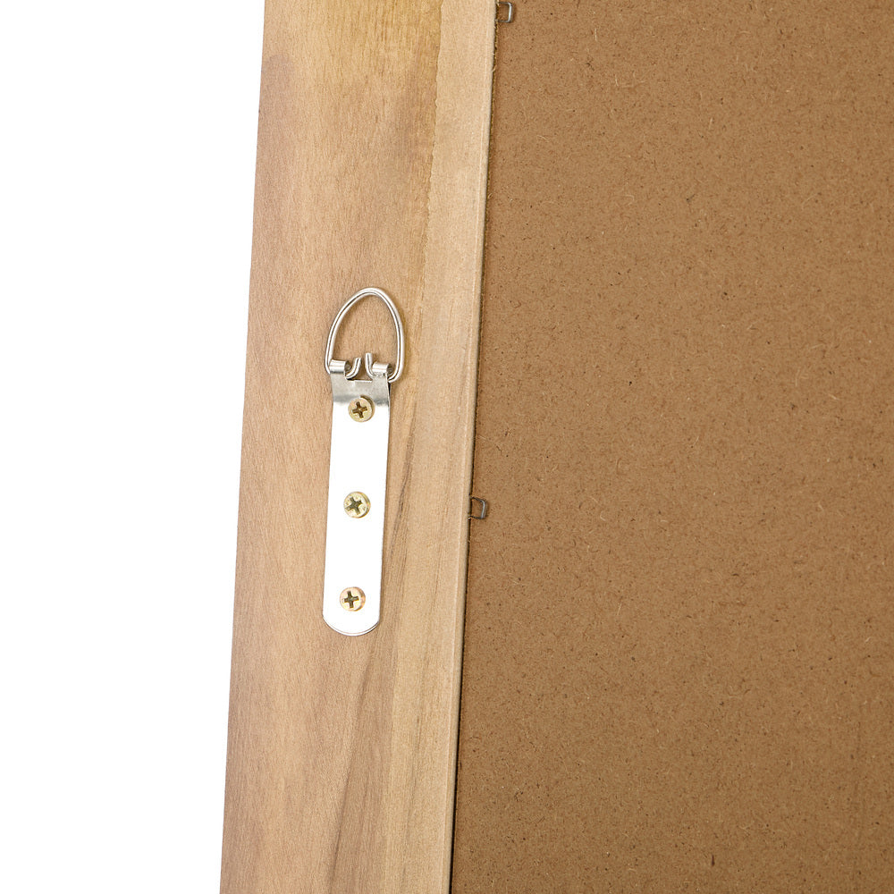 Oikiture Full Length Floor Makeup Mirror 165x60cm Natural Wood Bedroom-Full Length Mirror-PEROZ Accessories