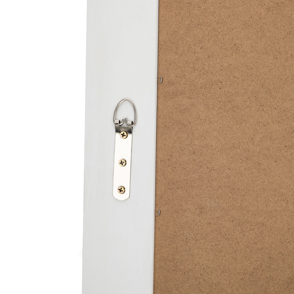 Oikiture Full Length Floor Makeup Mirrors 165x60cm White Wood Bedroom-Full Length Mirror-PEROZ Accessories