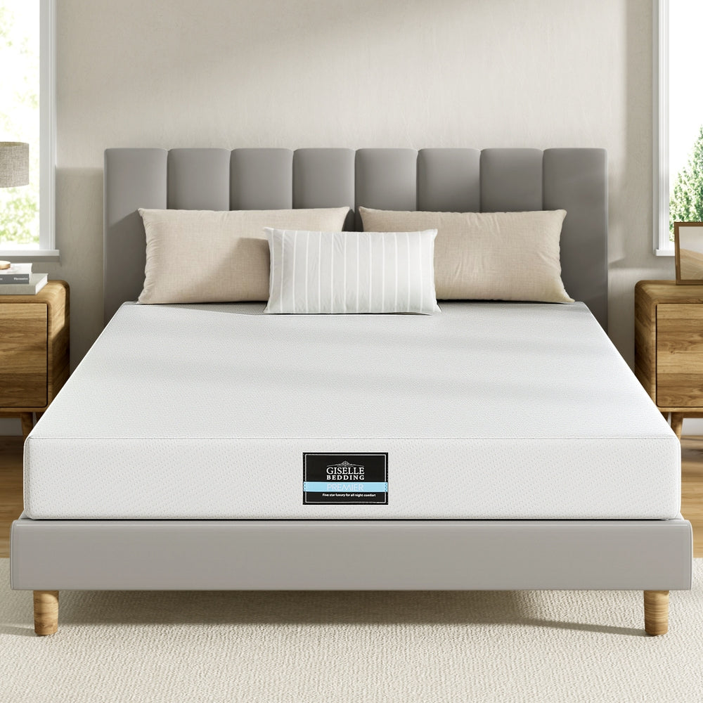 Giselle 20cm Memory Foam Mattress Green Tea King-Furniture &gt; Mattresses &gt; King Size Mattress-PEROZ Accessories