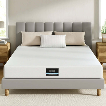 Giselle 20cm Memory Foam Mattress Green Tea Queen-Furniture &gt; Mattresses &gt; Queen Mattress-PEROZ Accessories