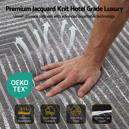 Giselle 25cm King Single Memory Foam Mattress Gel Infused Foam Removable Cover-Furniture > Bedroom > Beds &amp; Bed Frames-PEROZ Accessories