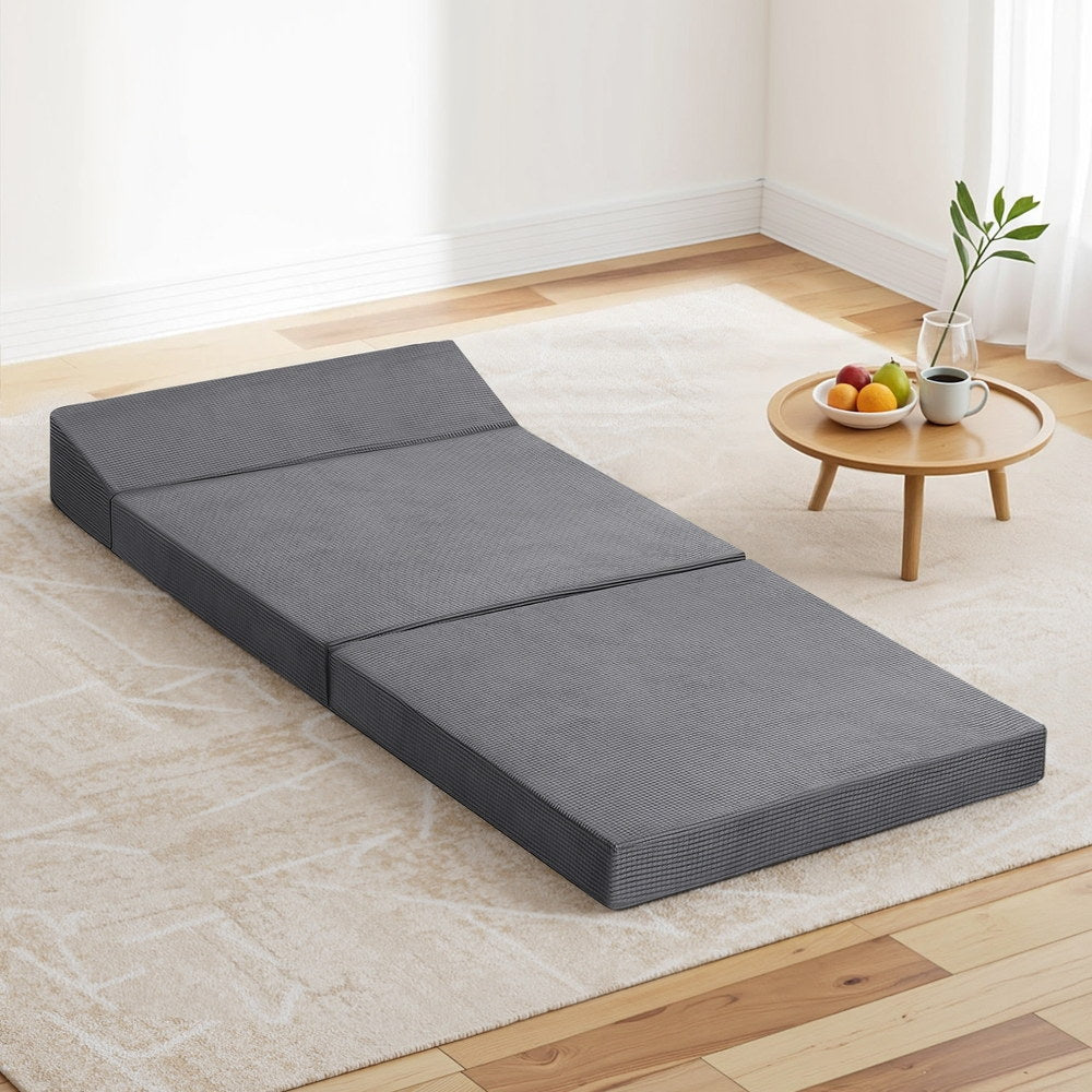 Giselle Foldable Mattress Folding Sofa Bed Trifold Sleeping Camping Cushion Mat-Furniture > Mattresses > Single Mattress-PEROZ Accessories