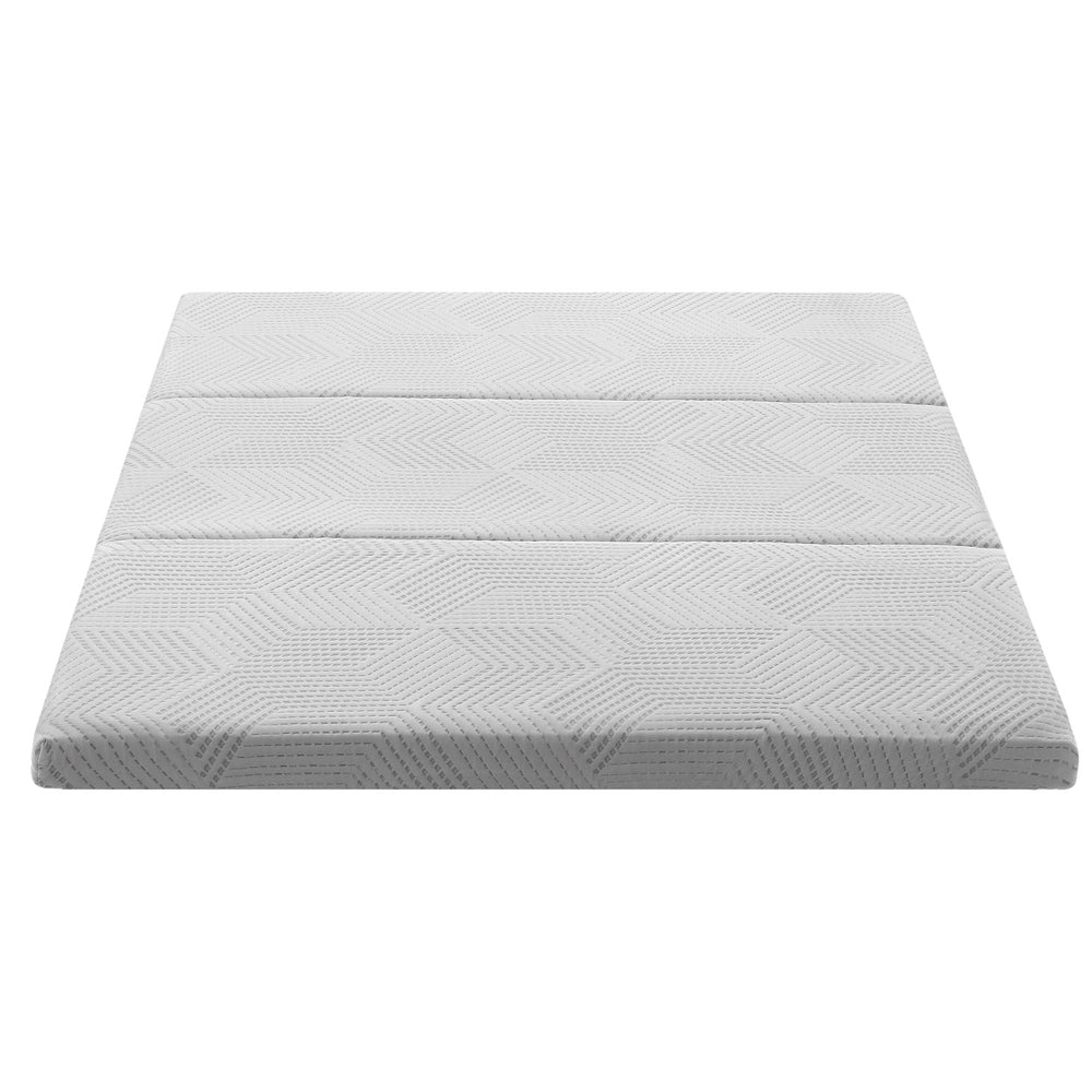 3-Foldable Mattress Giselle Folding Foam Double-Furniture &gt; Mattresses &gt; Double Mattress-PEROZ Accessories