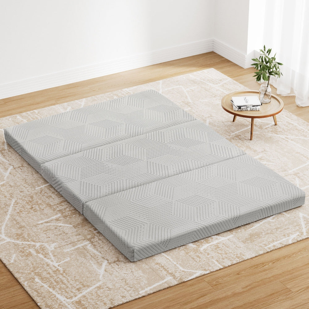 3-Foldable Mattress Giselle Folding Foam Double-Furniture &gt; Mattresses &gt; Double Mattress-PEROZ Accessories