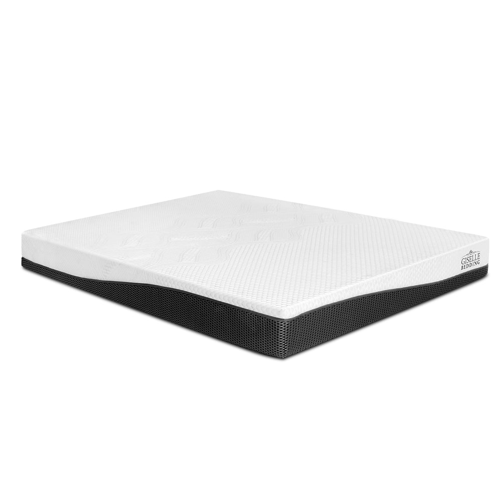 Giselle Bedding Memory Foam Mattress Bed Cool Gel Non Spring 21cm Queen-Mattresses-PEROZ Accessories