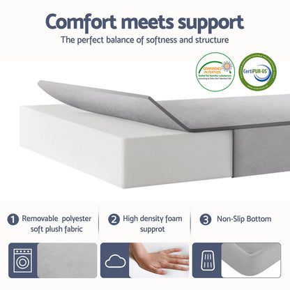 Giselle Foldable Mattress Folding Sofa Bed 4-fold Sleeping Camping Cushion Mat-Furniture > Mattresses > Single Mattress-PEROZ Accessories