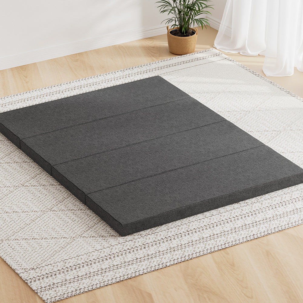 Giselle Bedding Foldable Mattress Folding Foam Mattresses Portable Mat Queen-Furniture > Mattresses > Queen Mattress-PEROZ Accessories