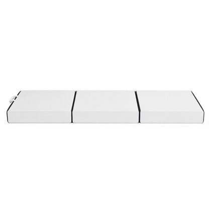 Giselle Folding Mattress Single 15cm Foldable Trifold Tencel Floor Guest Bed Mat