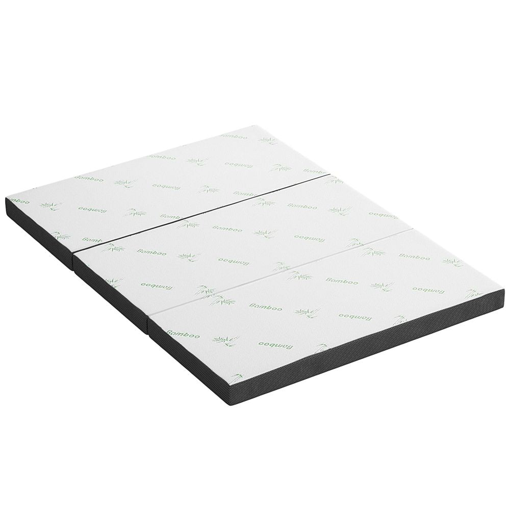 Giselle Bedding Foldable Mattress Folding Foam Double Bamboo-Home &amp; Garden > Garden Beds > Garden Beds &amp; Planters-PEROZ Accessories