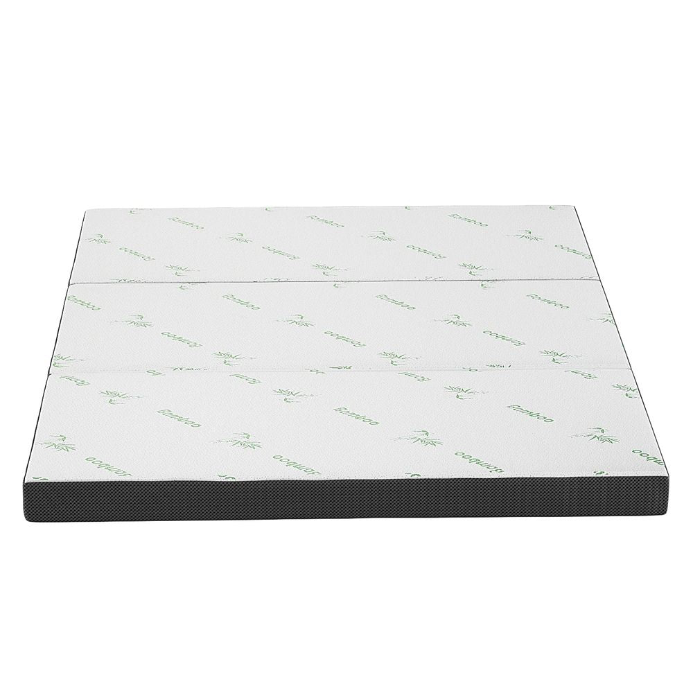 Giselle Bedding Foldable Mattress Folding Foam Double Bamboo-Home &amp; Garden > Garden Beds > Garden Beds &amp; Planters-PEROZ Accessories