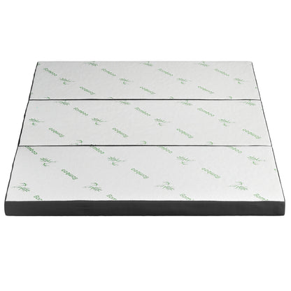 Giselle Foldable Mattress Folding Foam Mattresses Bamboo Queen-Furniture &gt; Mattresses &gt; Queen Mattress-PEROZ Accessories