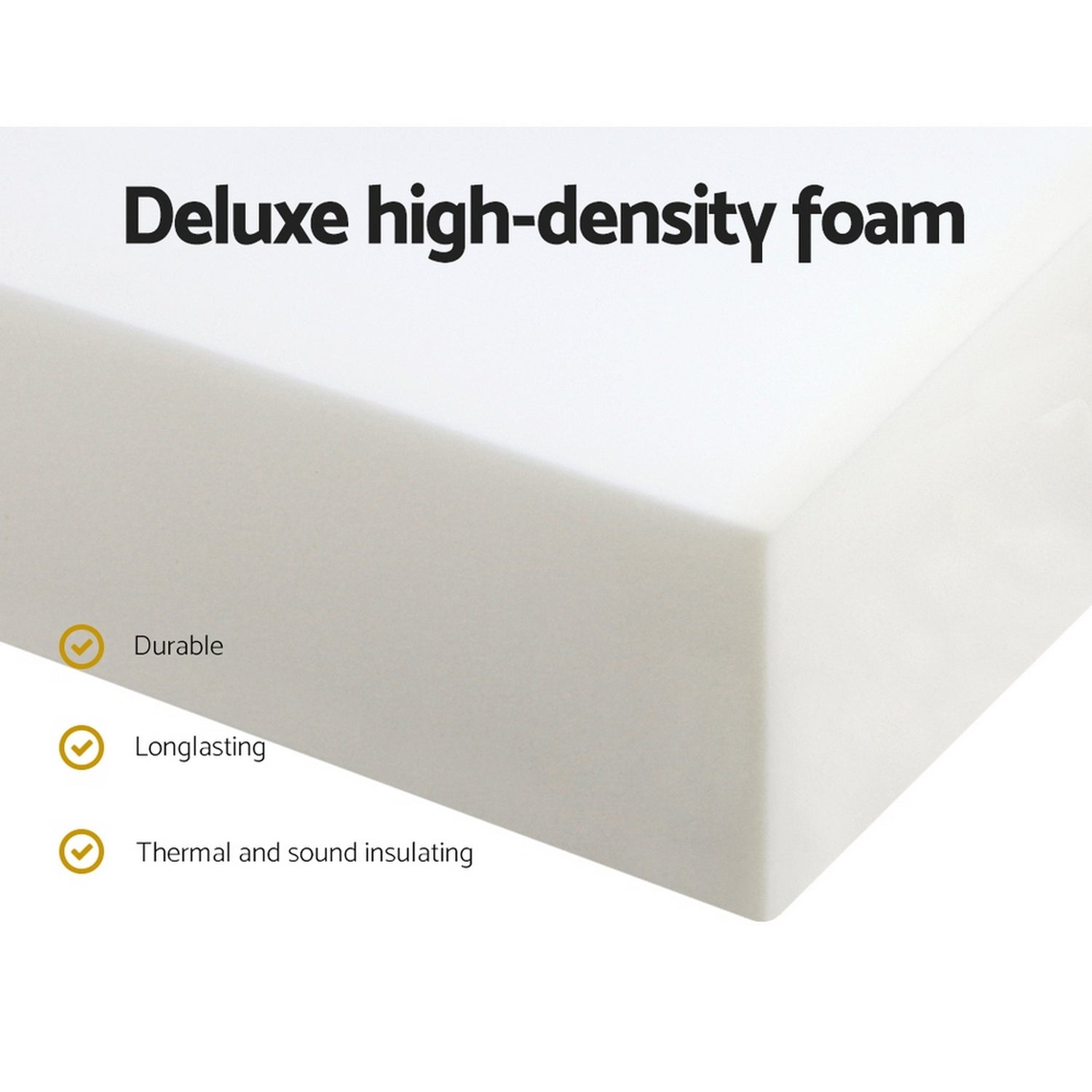 Giselle Bedding Foldable Mattress Folding Foam Queen Grey-Mattress-PEROZ Accessories