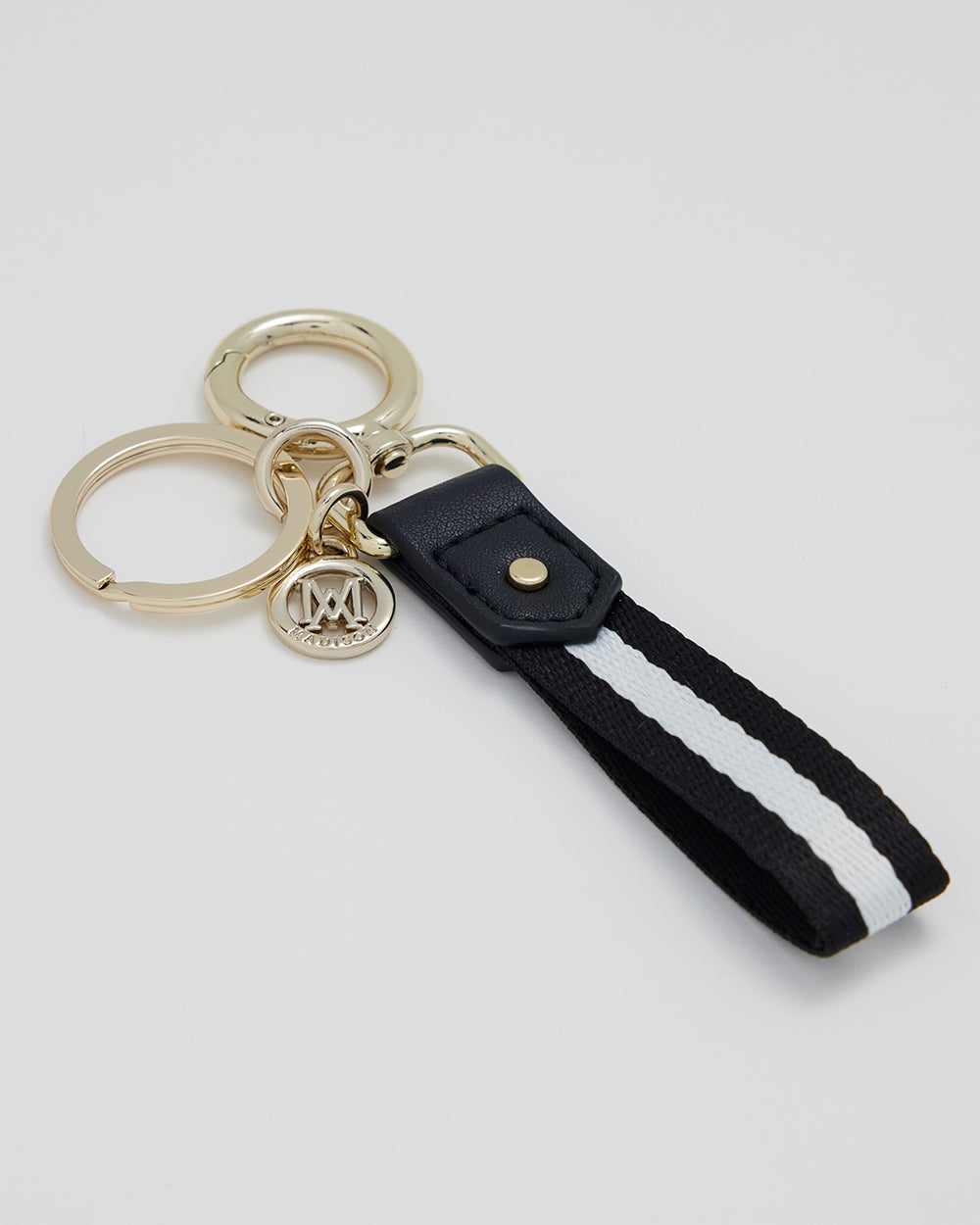 Stripe Webbing Keychain-Accessories-PEROZ Accessories
