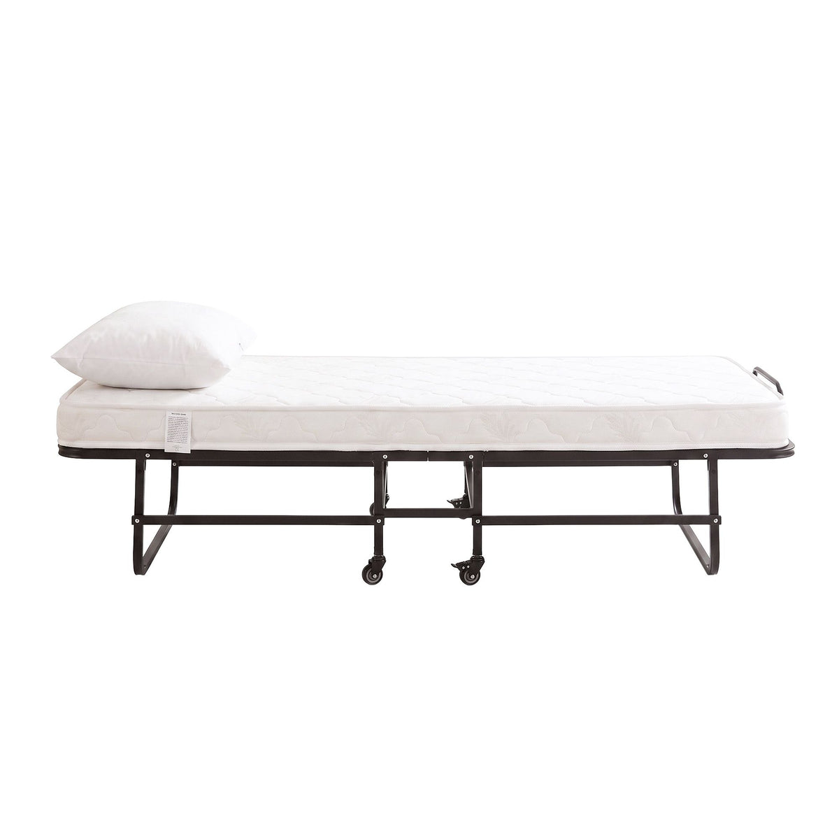ARTISS Folding Bed with Mattress, Portable Rollaway 150kg Capacity 190CM-Furniture > Bedroom > Beds &amp; Bed Frames-PEROZ Accessories