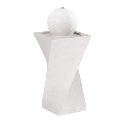 Gardeon Solar Fountain Water Feature Bird Bath Outdoor Garden LED Lights Ball 85CM-Home &amp; Garden &gt; Fountains &gt; Fountain &amp; Ponds Accessories-PEROZ Accessories