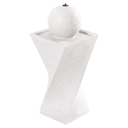 Gardeon Solar Fountain Water Feature Bird Bath Outdoor Garden LED Lights Ball 85CM-Home &amp; Garden &gt; Fountains &gt; Fountain &amp; Ponds Accessories-PEROZ Accessories