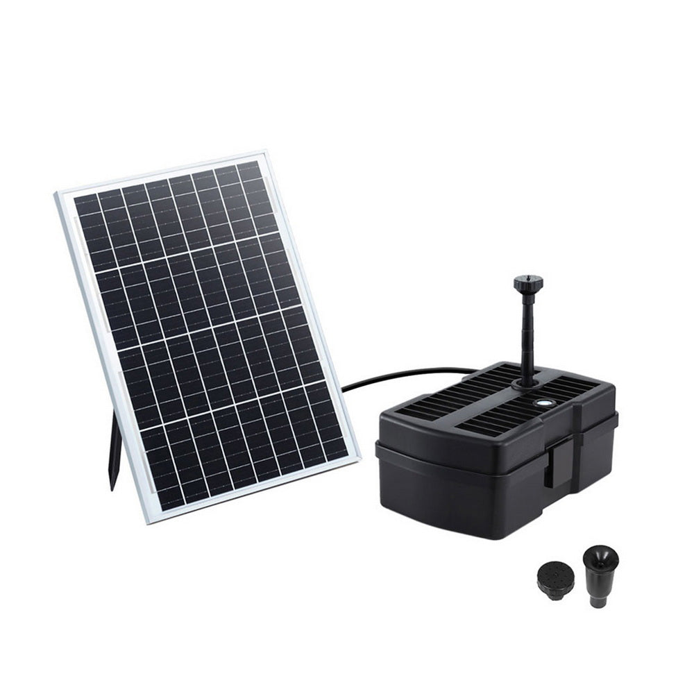 Gardeon Solar Submersible Water Pond Fountain Pump with Filter Box 6FT 1190L/H-Home &amp; Garden &gt; Fountains &gt; Fountain &amp; Ponds Accessories-PEROZ Accessories