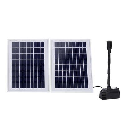 Gardeon Solar Pond Pump Submersible Water Fountain Kit with 2 Panels 1600L/H-Tools &gt; Pumps &gt; Pool Pumps-PEROZ Accessories