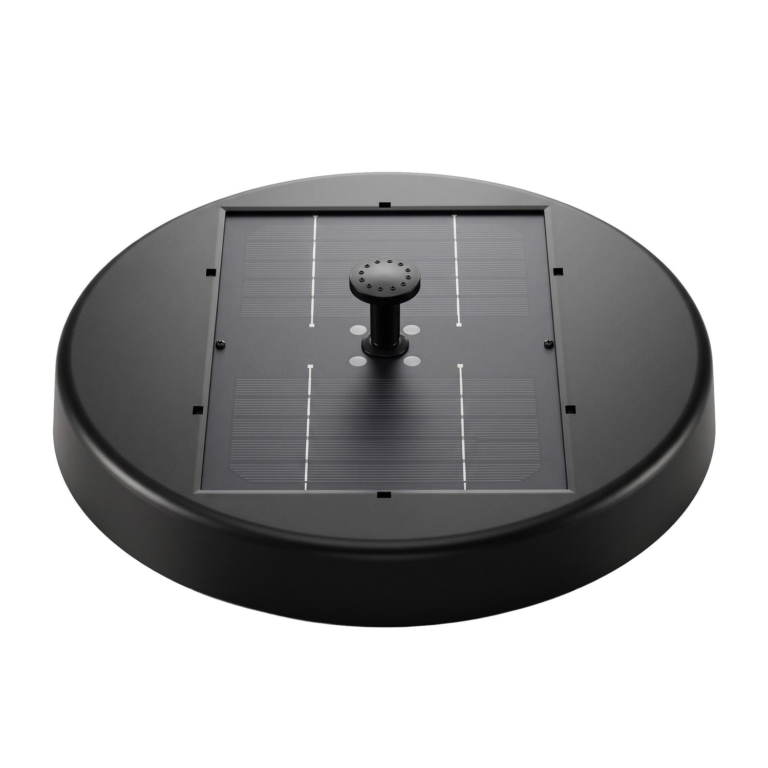 Gardeon Solar Fountain Pumps Bird Bath Battery Backup LED Remote Black 27cm