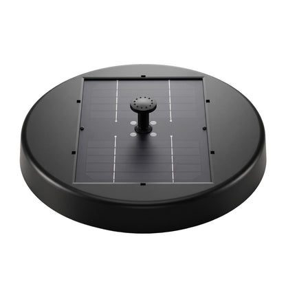 Gardeon Solar Fountain Pumps Bird Bath Battery Backup LED Remote Black 27cm