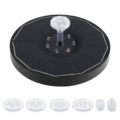 Gardeon Floating Solar Pond Water Fountain Pump Outdoor Fountains LED Light-Home &amp; Garden &gt; Fountains &gt; Fountains &amp; Ponds-PEROZ Accessories