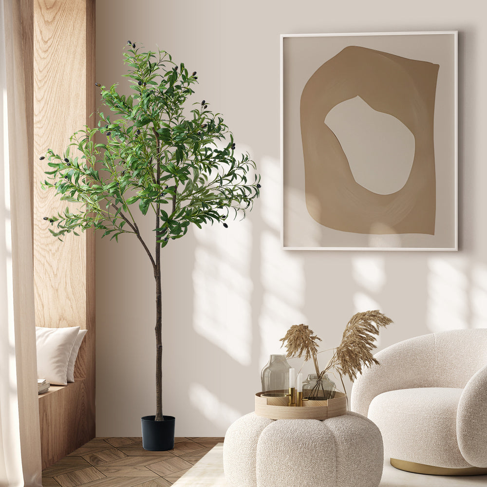 Livsip 180cm Artificial Olive Tree Lifelike Faux Potted Plants-Faux Plant-PEROZ Accessories