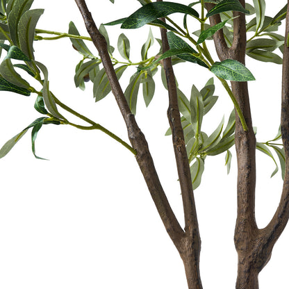 Livsip 2x Artificial Olive Tree Tall Faux Potted Plants 210cm-Faux Plant-PEROZ Accessories
