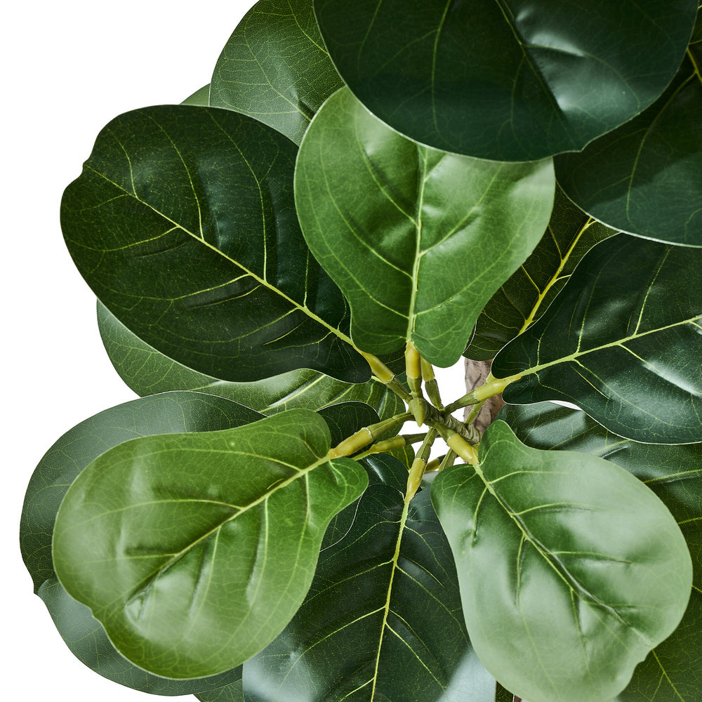 Livsip 2x Artificial Fiddle Leaf Fig Tree Lifelike Faux Plants 180cm-Faux Plant-PEROZ Accessories