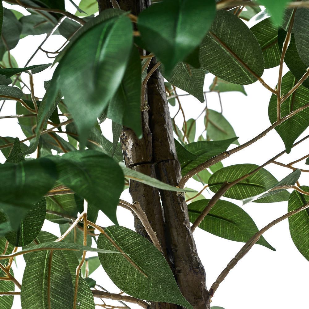 Livsip 2x Artificial Ficus Tree Faux Potted Plants 180cm-Faux Plant-PEROZ Accessories