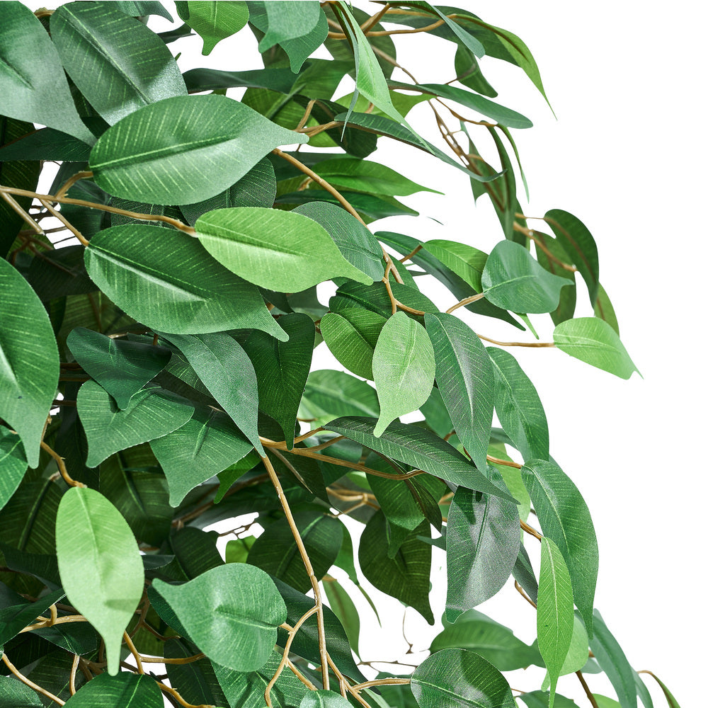 Livsip 2x Artificial Ficus Tree Faux Potted Plants 180cm-Faux Plant-PEROZ Accessories