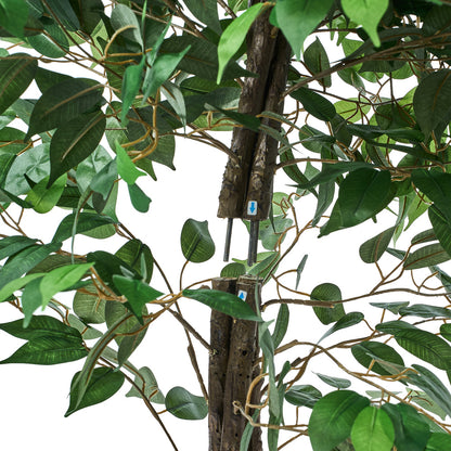 Livsip 2x Artificial Ficus Tree Faux Potted Plants 180cm-Faux Plant-PEROZ Accessories