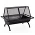 Grillz Fire Pit BBQ Grill Outdoor Fireplace Steel-Home & Garden > BBQ-PEROZ Accessories