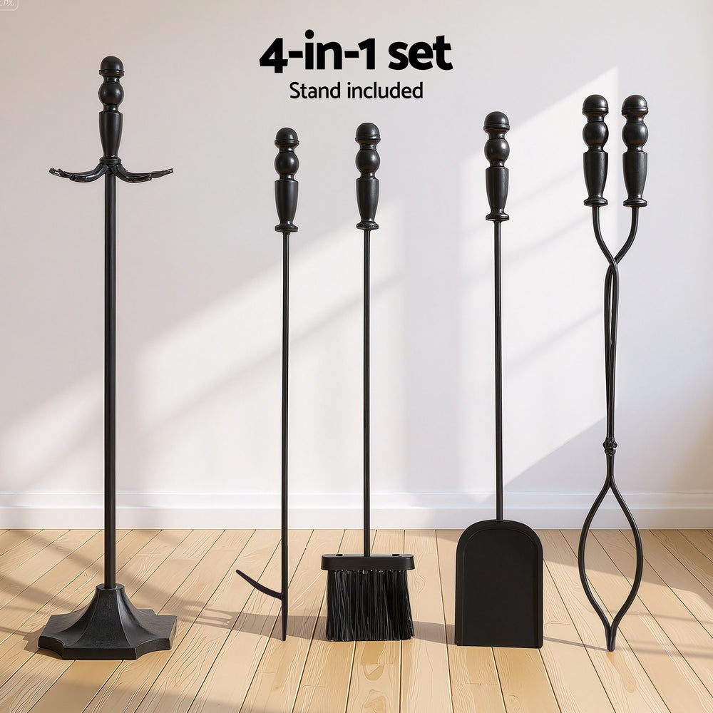 Grillz Fire Pit Tool Set 5 PCS-Home &amp; Garden &gt; Firepits-PEROZ Accessories