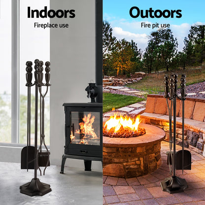 Grillz Fire Pit Tool Set 5 PCS-Home &amp; Garden &gt; Firepits-PEROZ Accessories