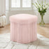 Artiss Storage Ottoman Foot Stool Foldable Pink-Furniture > Living Room > Ottomans & Footstools-PEROZ Accessories