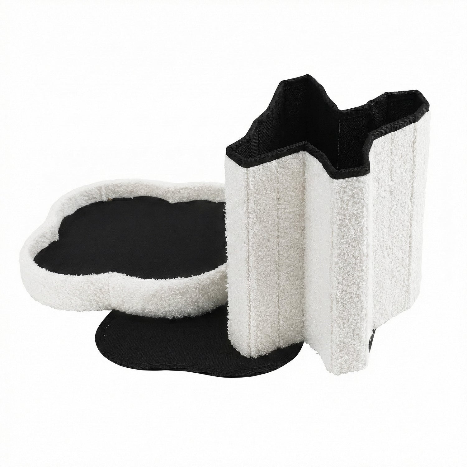 Artiss Storage Ottoman Foot Stool Foldable White-Furniture > Living Room > Ottomans &amp; Footstools-PEROZ Accessories