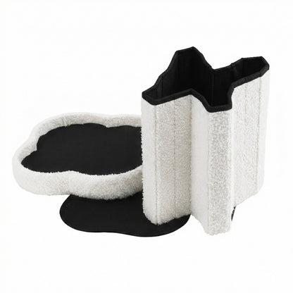 Artiss Storage Ottoman Foot Stool Foldable White-Furniture > Living Room > Ottomans &amp; Footstools-PEROZ Accessories