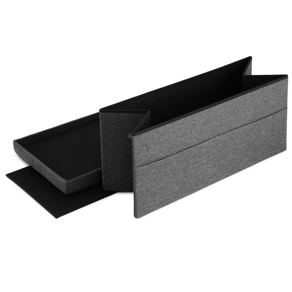 Artiss Storage Ottoman Foot Stool Rest Foldable-Furniture > Living Room > Ottomans &amp; Footstools-PEROZ Accessories
