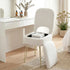 Artiss Storage Ottoman Vanity Stool Foot Stool Folding Back White-Furniture > Living Room > Ottomans & Footstools-PEROZ Accessories