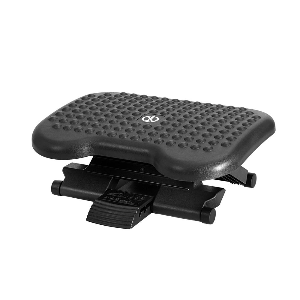 Artiss Foot Rest Stool Office Under Desk Angle Adjustable Footrest Massage Black-Furniture &gt; Office-PEROZ Accessories