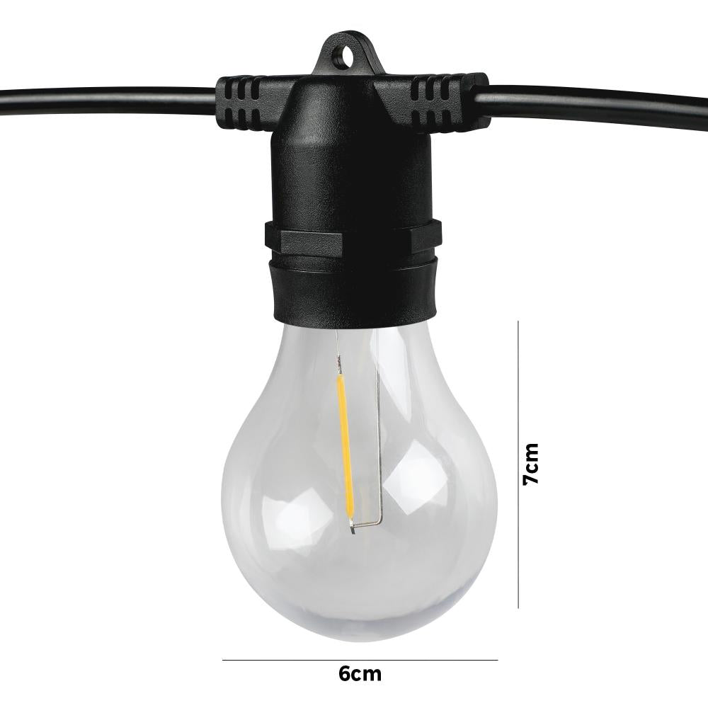Mazam 68M Festoon String Lights LED Christmas Waterproof Wedding Party Outdoor-Festoon Lights-PEROZ Accessories