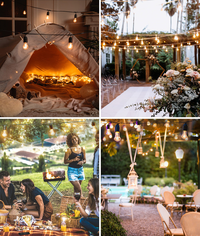 Mazam 120M Festoon String Lights LED Christmas Waterproof-Festoon Light-PEROZ Accessories