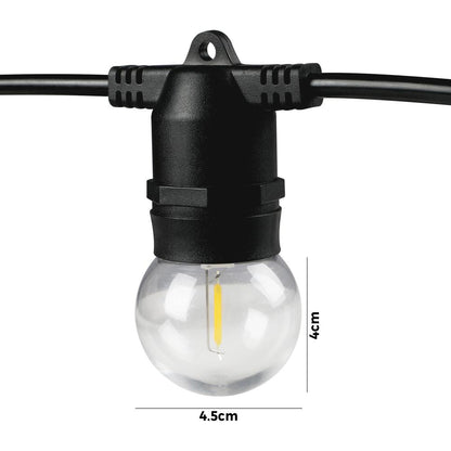 Mazam 59M LED Festoon String Lights Christmas Wedding Party Garden Waterproof-Festoon Lights-PEROZ Accessories