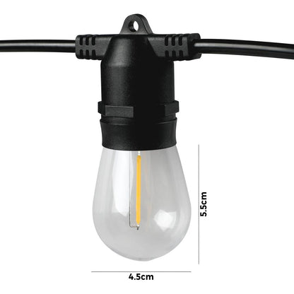 Mazam 68M LED Festoon String Lights Christmas Wedding Party Outdoor Waterproof-Festoon Lights-PEROZ Accessories