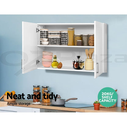 Artiss Bathroom Storage Cabinets 900mm Wall Mounted Medicine Cabinet Cupboard-Furniture > Bathroom > Bathroom Cabinets, Cupboards &amp; Storage-PEROZ Accessories