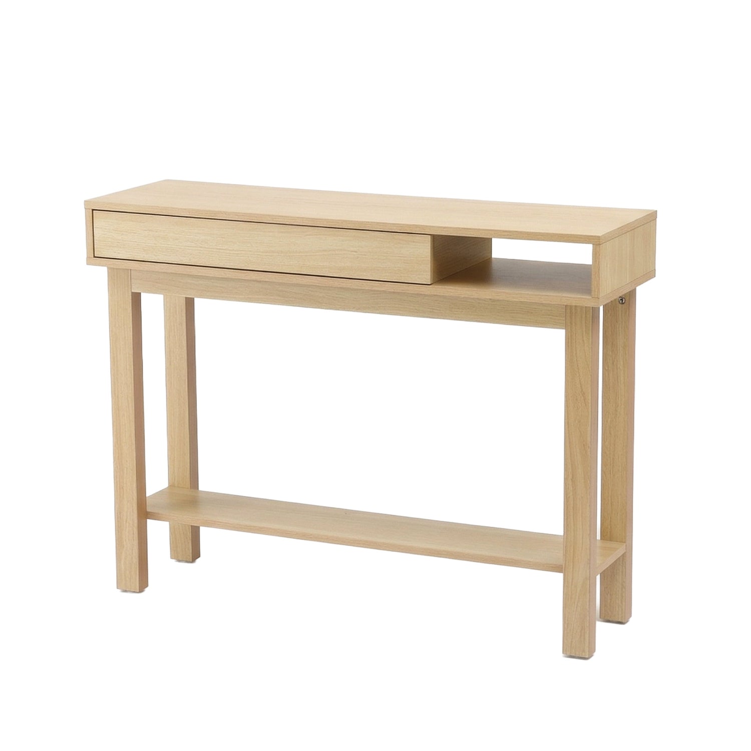 Artiss Console Table Entryway Hallway Sofa Side Table Drawer Shelf 100CM Wood-Furniture > Living Room > Side Tables-PEROZ Accessories