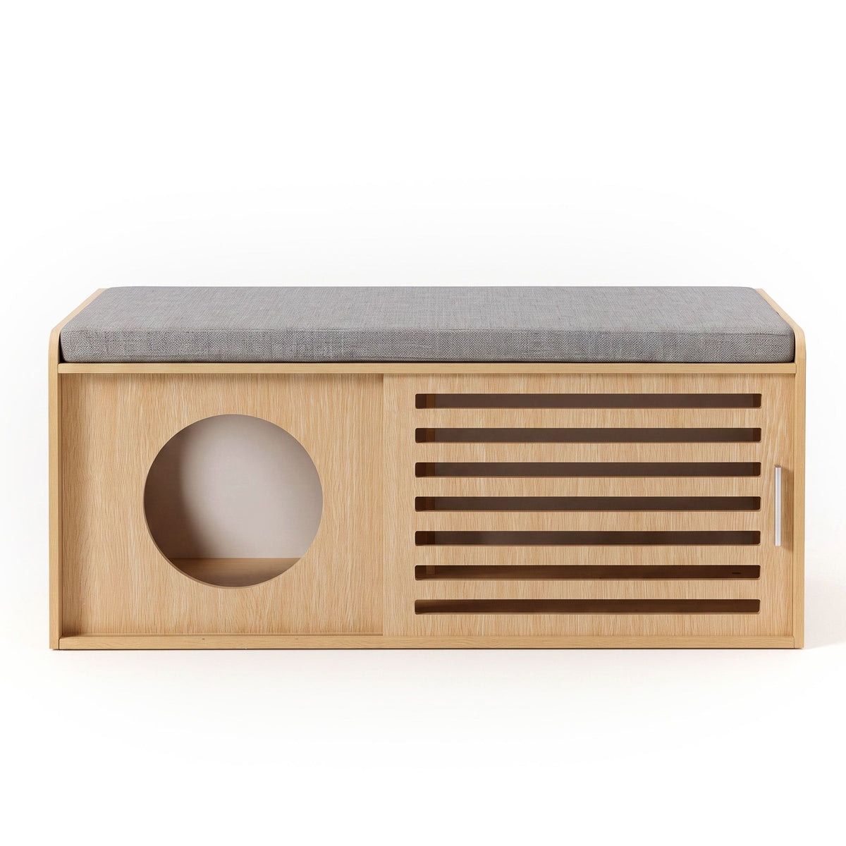 Artiss Pet Ottoman Footrest Bench with MDF Frame 100kg Capacity Natural-Furniture > Living Room > Ottomans &amp; Footstools-PEROZ Accessories